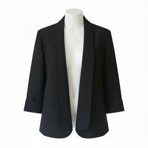 Jones Studio Black Open-Front Blazer – Size 8